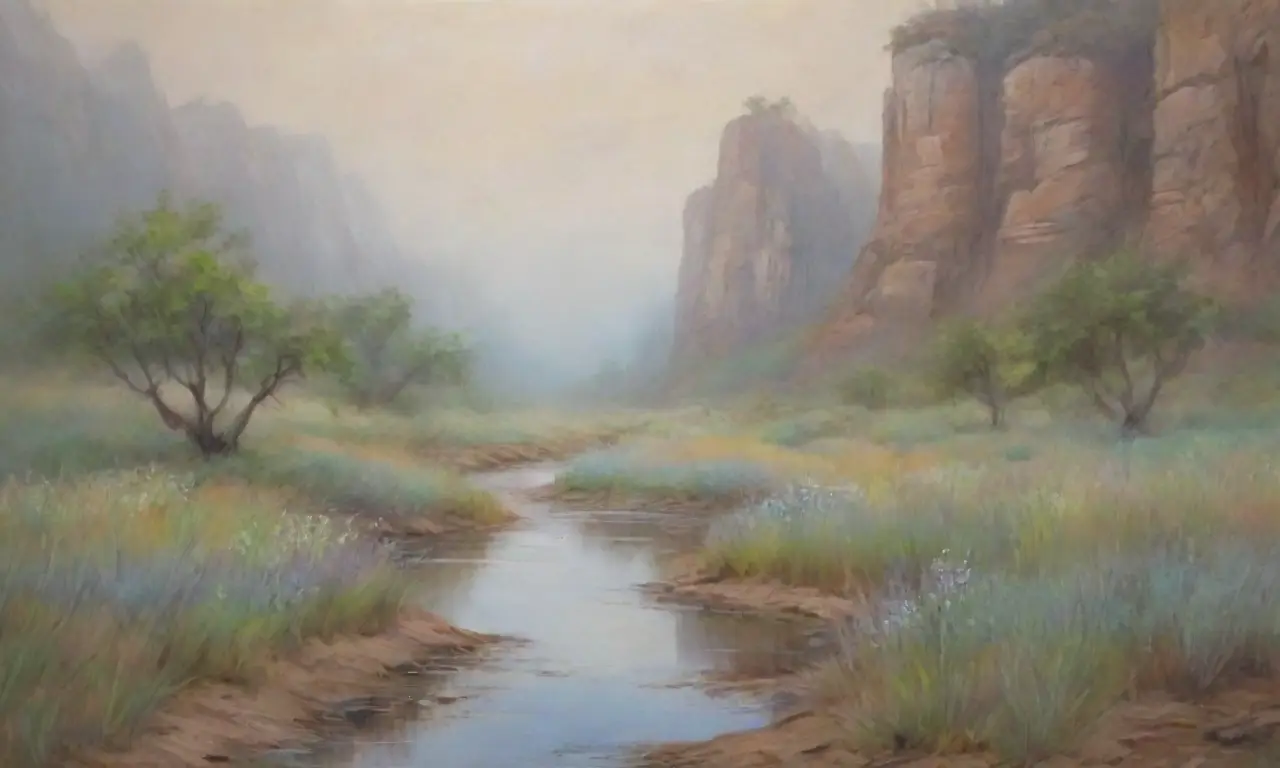 Un paisaje lleno de vegetación