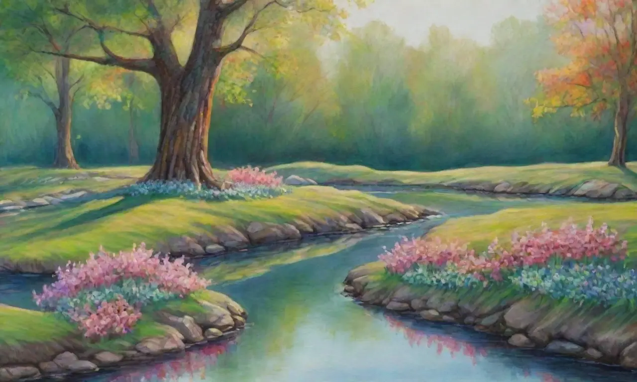 Una composición vibrante y armoniosa que refleja la belleza de la naturaleza y la conservación