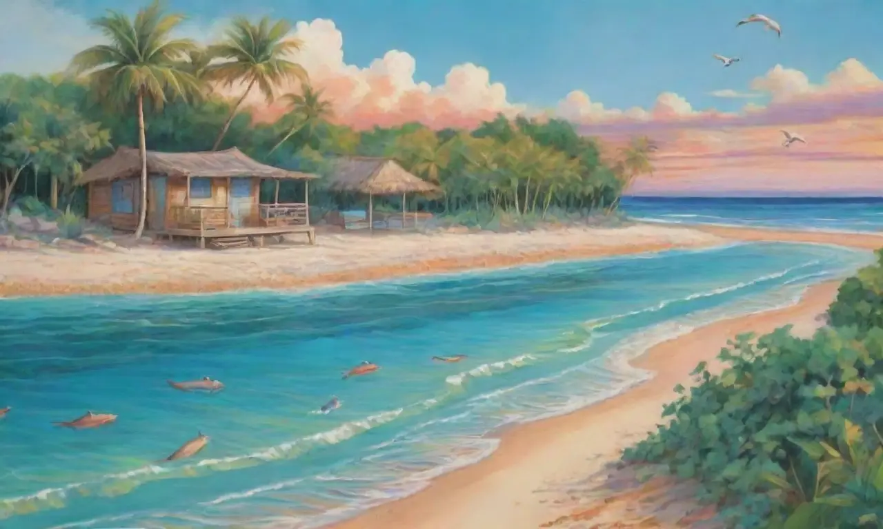 Un paraíso costero con aguas turquesas