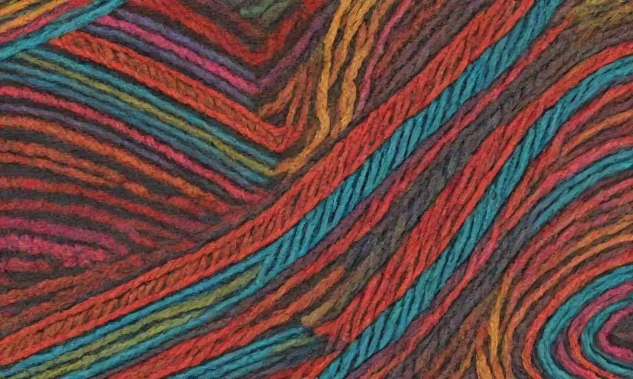 Los colores vibrantes y patrones intrincados en la tela cuentan historias a través de texturas