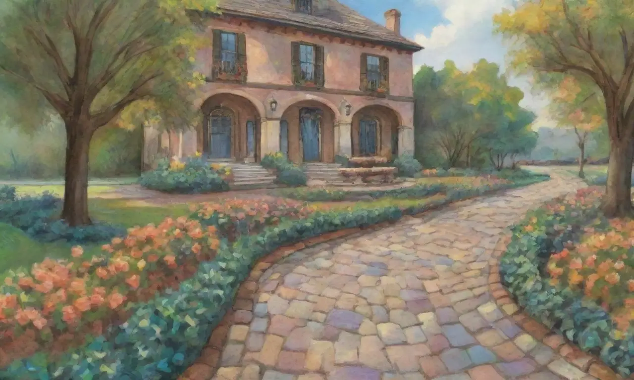 Colores vibrantes y detalles arquitectónicos crean una atmósfera serena y envolvente en la ciudad