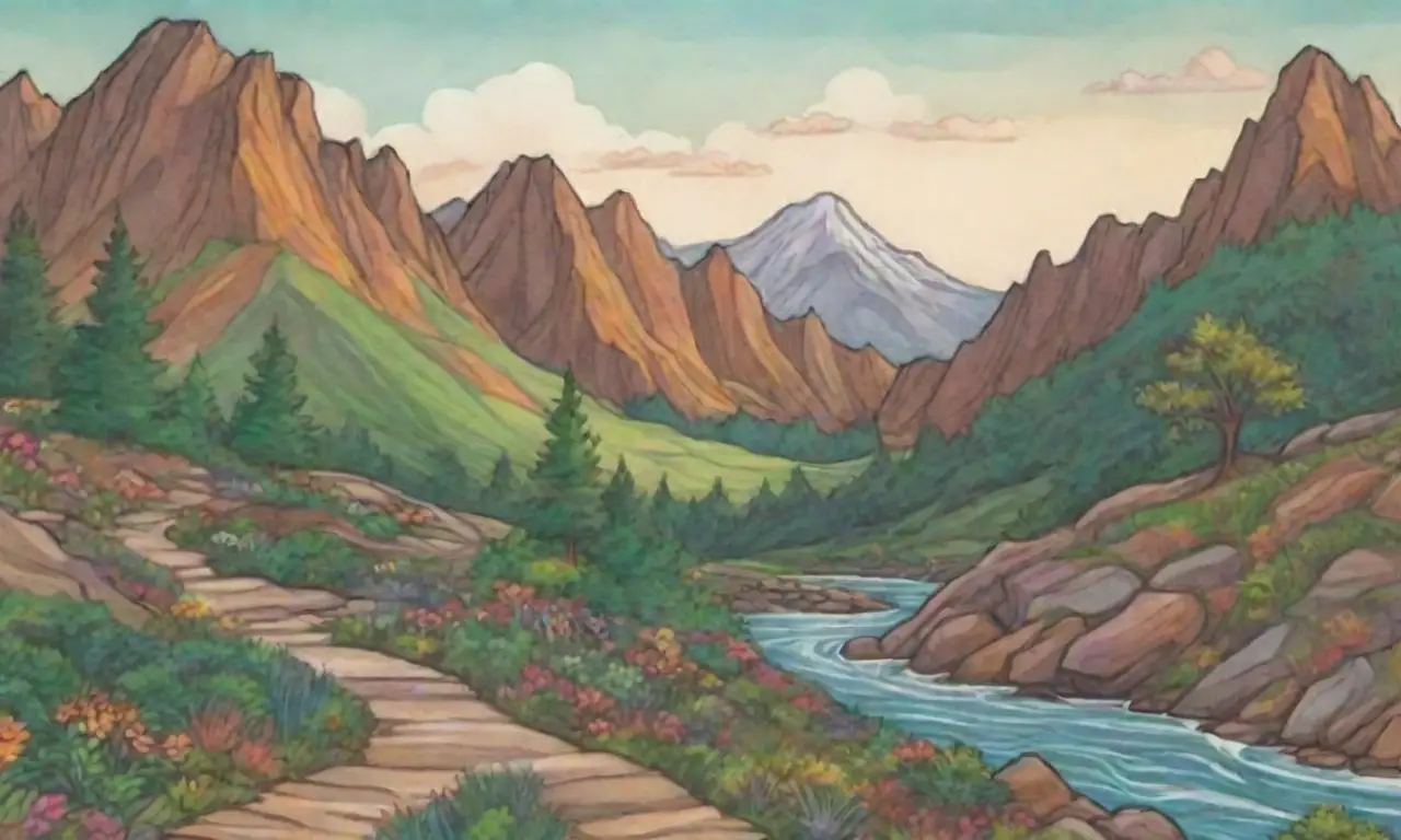 Paisajes vibrantes y serenos llenos de naturaleza