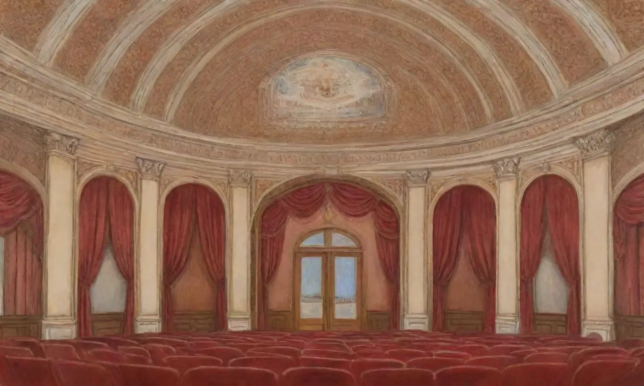 El teatro colonial se destaca por su intrincada línea