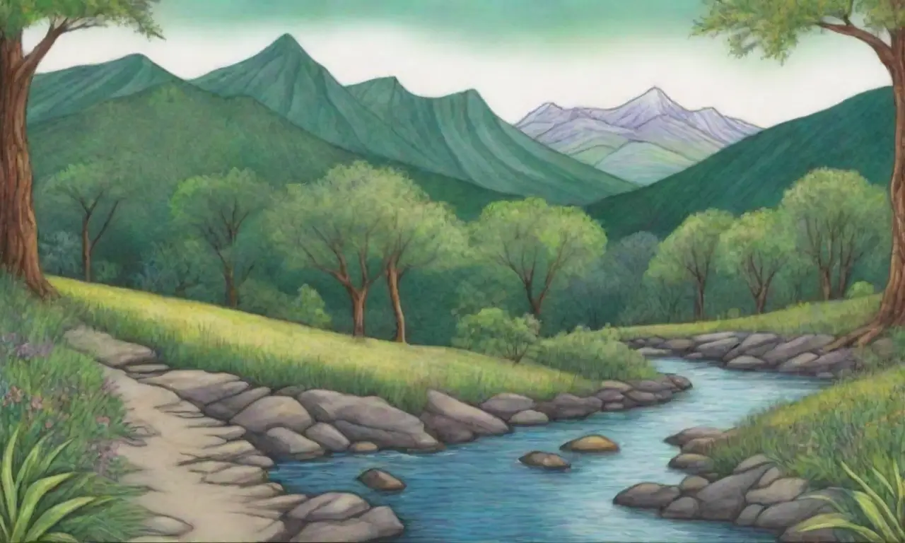 Un paisaje natural vibrante y armónico