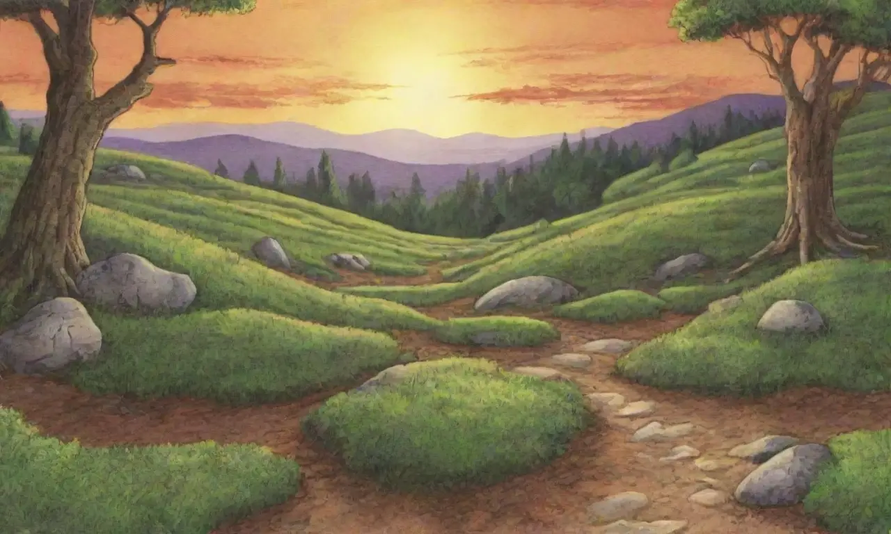 Un paisaje vibrante y equilibrado entre naturaleza e historia se despliega con texturas