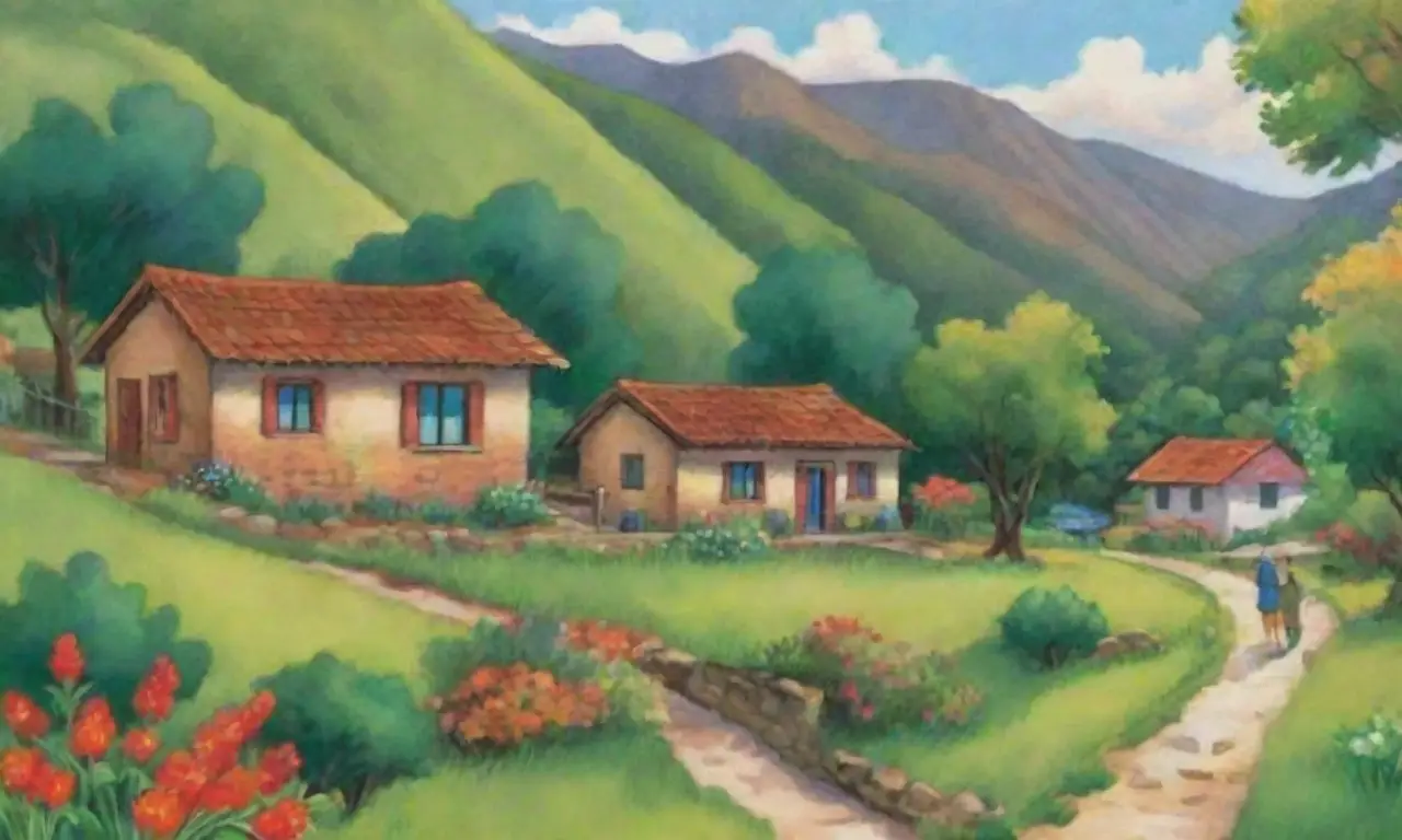 Un vibrante paisaje lleno de vida