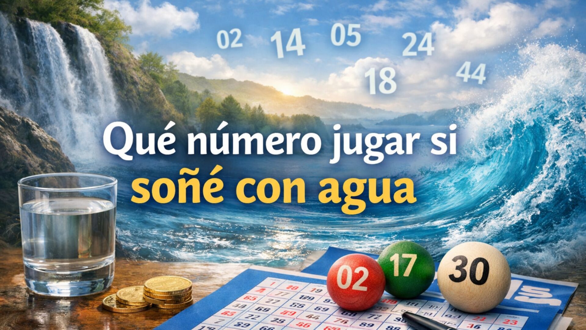 soñé con agua