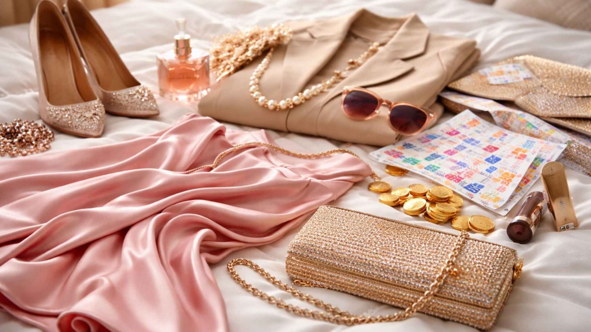 Ropa elegante y ordenada en un armario moderno representando sueños relacionados con cambios personales y oportunidades
