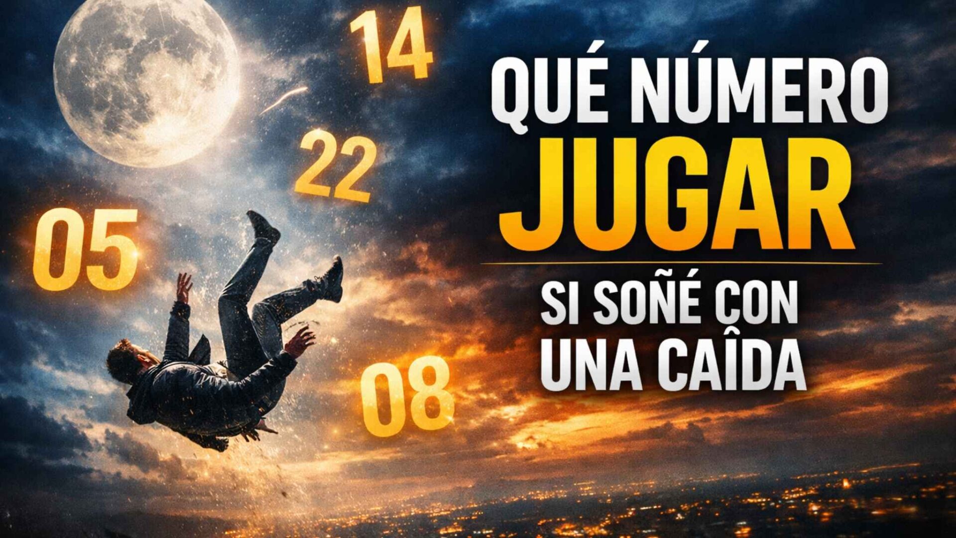persona cayendo en un sueño con números brillantes alrededor interpretación de qué número jugar si soñé con una caída